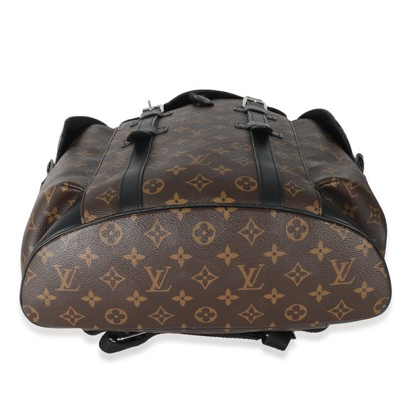 Louis Vuitton Monogram Canvas Macassar Christopher Backpack - Picture 4 of 8